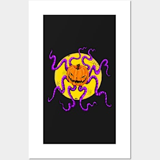 Eight arms of Halloween Posters and Art